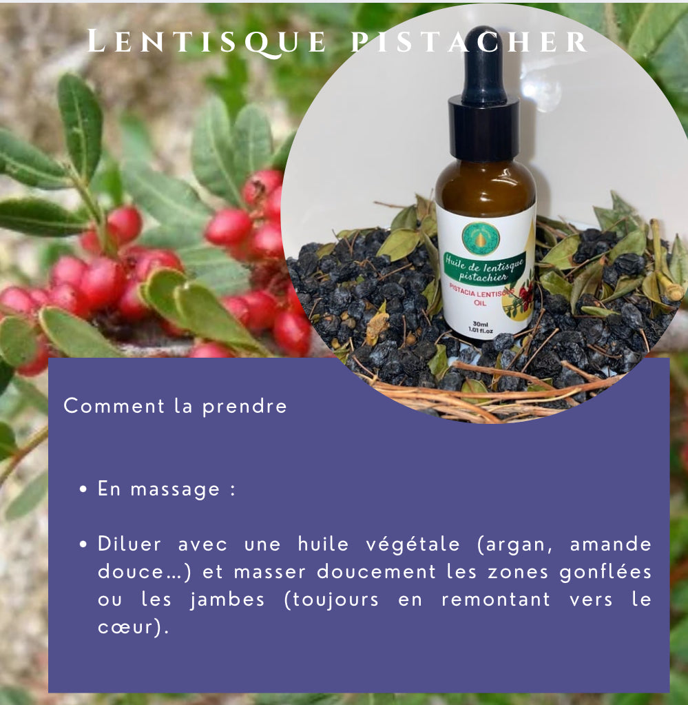 Huile de lentisque pistacher bio 30 ml